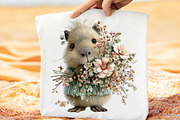 Whimsical Fall Autumn Capybara, a Seasonal Illustration by Rose Art (Thumbnail 9 of 9)