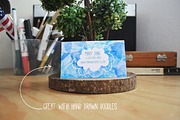 Winter blue vector textures, a Texture Graphic by Anna's Creative Store (Thumbnail 3 of 4)