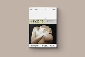 Marketing Strategy Template, a Brochure Template by fakhroo