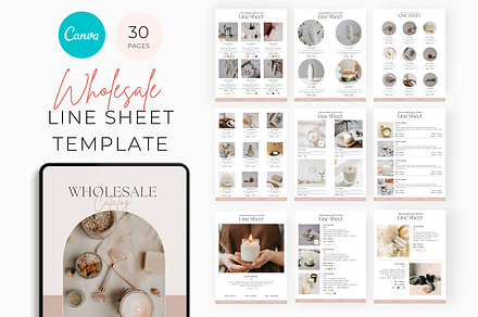 Wholesale Catalog Canva Template, a Flyer Template by Hellohastore