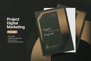 Project Digital Marketing Template, a Brochure Template by TMint Play