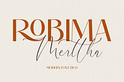 Robima Merttha Font Duo, a Script Font by Storytype Studio (Thumbnail 1 of 15)