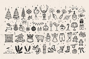 Hand Drawn Whimsical Christmas Icon, an Outline Icon by Baleee (Thumbnail 4 of 7)