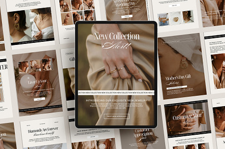 Newsletter Email Canva Template, an Email Template by Amaré Creative