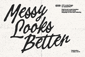 Lovely Pages - Brush Script Font, a Script Font by Typeparties