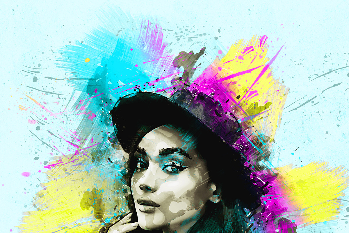 Paint Photoshop Action, an Action Add-On by MRI STUDIO (Photo 12 of 19)