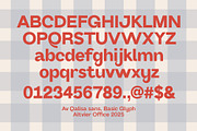 Qalisa - Modern sans, a Sans Serif Font by Uncarving (Thumbnail 5 of 20)