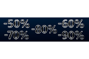 3d set of glass liquid transparent, a Finance Illustration by Marozhkastudio