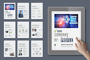 Clean and Business Profile E Book, an UI Kit Template by MightyDesign (Thumbnail 2 of 10)