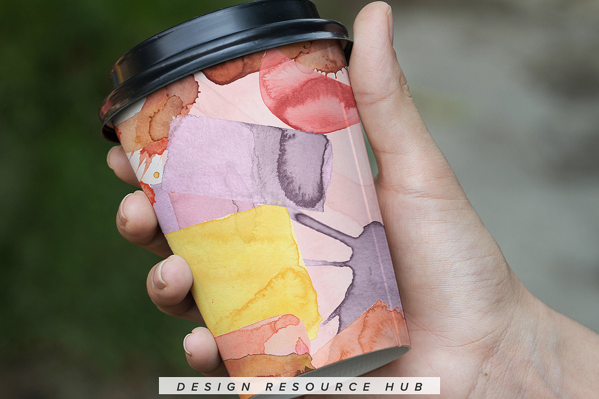 Autumn Vibes Watercolor Splash Pack, a Texture Illustration by Design Resource Hub (Photo 5 of 5)