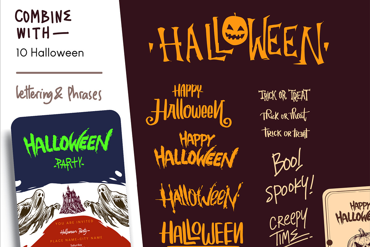 Halloween & Witchcraft Illustration, a Seasonal Illustration by OtpirusGraphic (Photo 7 of 10)