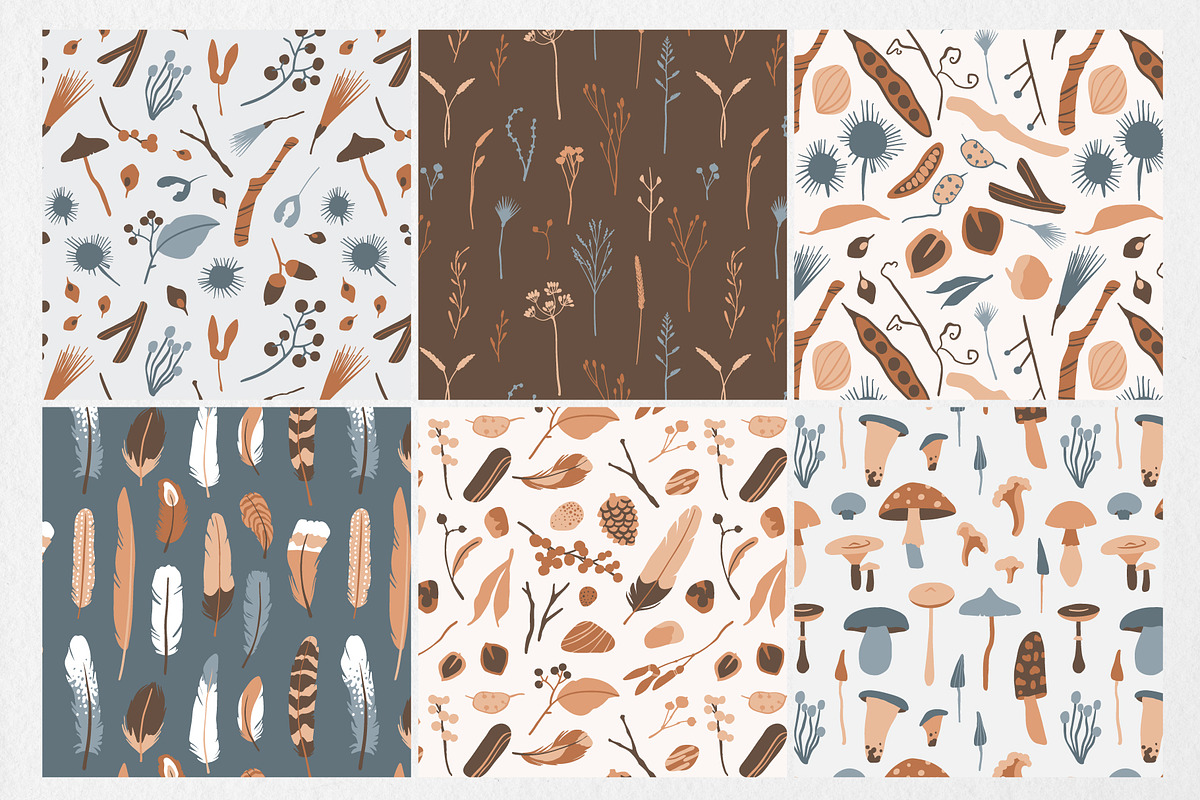 FOREST TREASURES big vector bundle, a Decorative Illustration by Lena Nikolaeva (Photo 11 of 16)