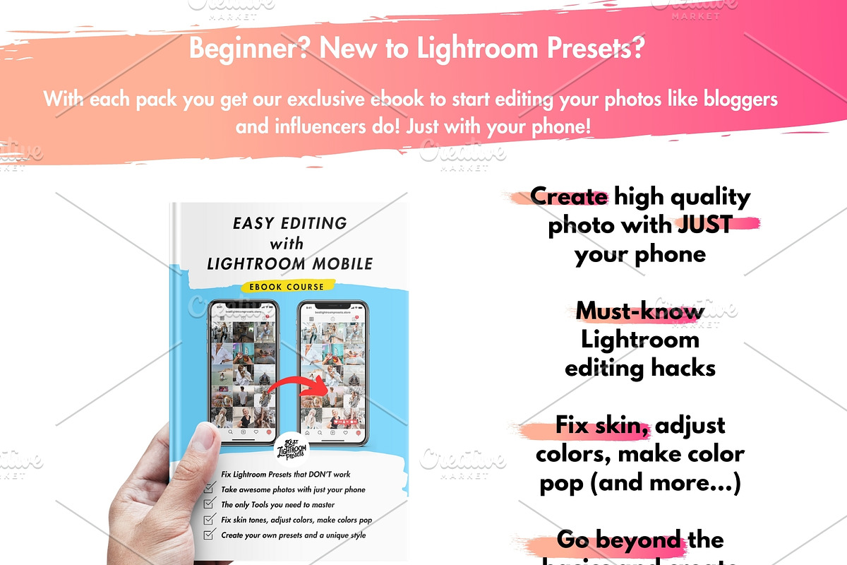 BUNDLE Lightroom Presets Instagram, an Action Add-On by Best Lightroom Presets (Photo 4 of 17)