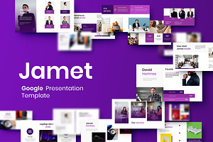 Jamet - Business Google Slide Templa, a Presentation Template by Dens Creative Studio