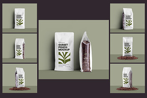 13 Mockups Side Gusset Coffee Bag