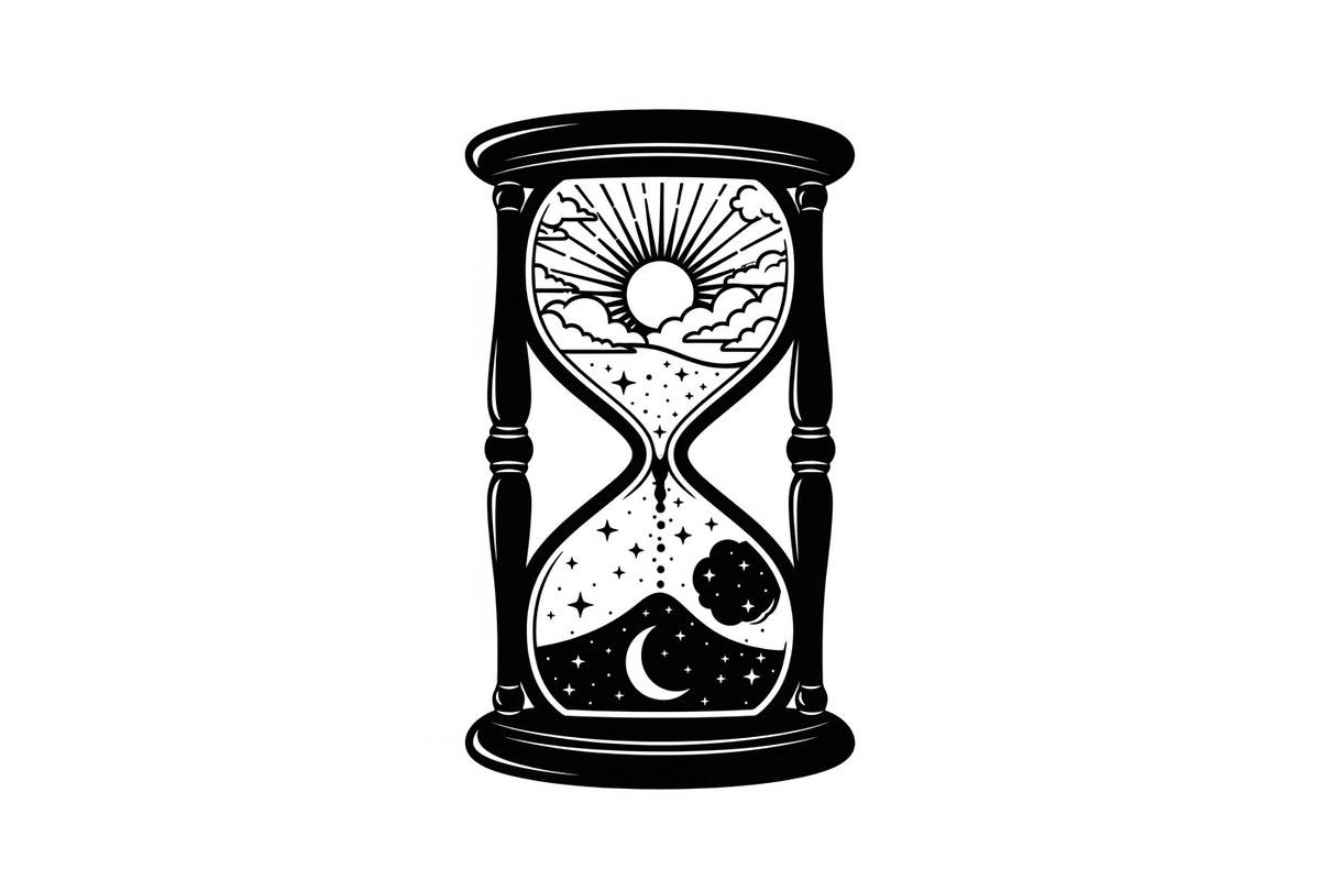 Celestial Sun Moon Hourglass Bundle, an Illustration by Gaye Art (Photo 23 of 31)