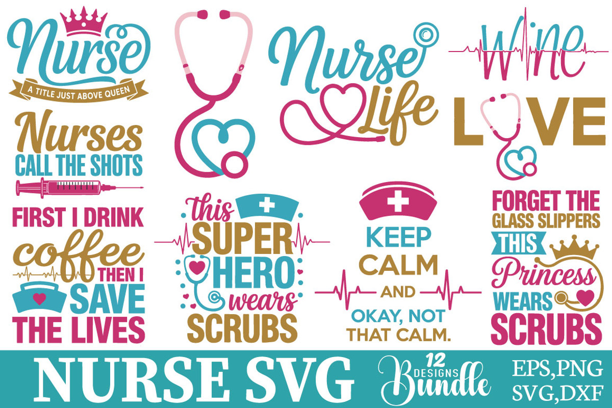 Nurse SVG Bundle, an Object Graphic by DollarSmart (Photo 1 of 4)