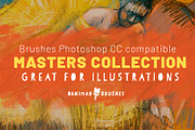 Master Collection Photoshop Brushes, a Brush Add-On by DaniMad Brushes (Thumbnail 1 of 14)