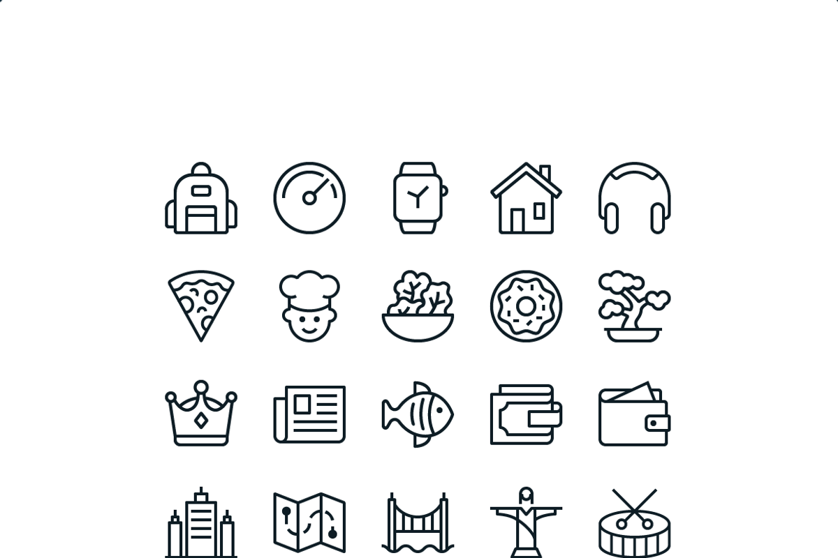 iOS Edge - 1200 Line Icons, an Outline Icon by Flaticons (Photo 3 of 7)