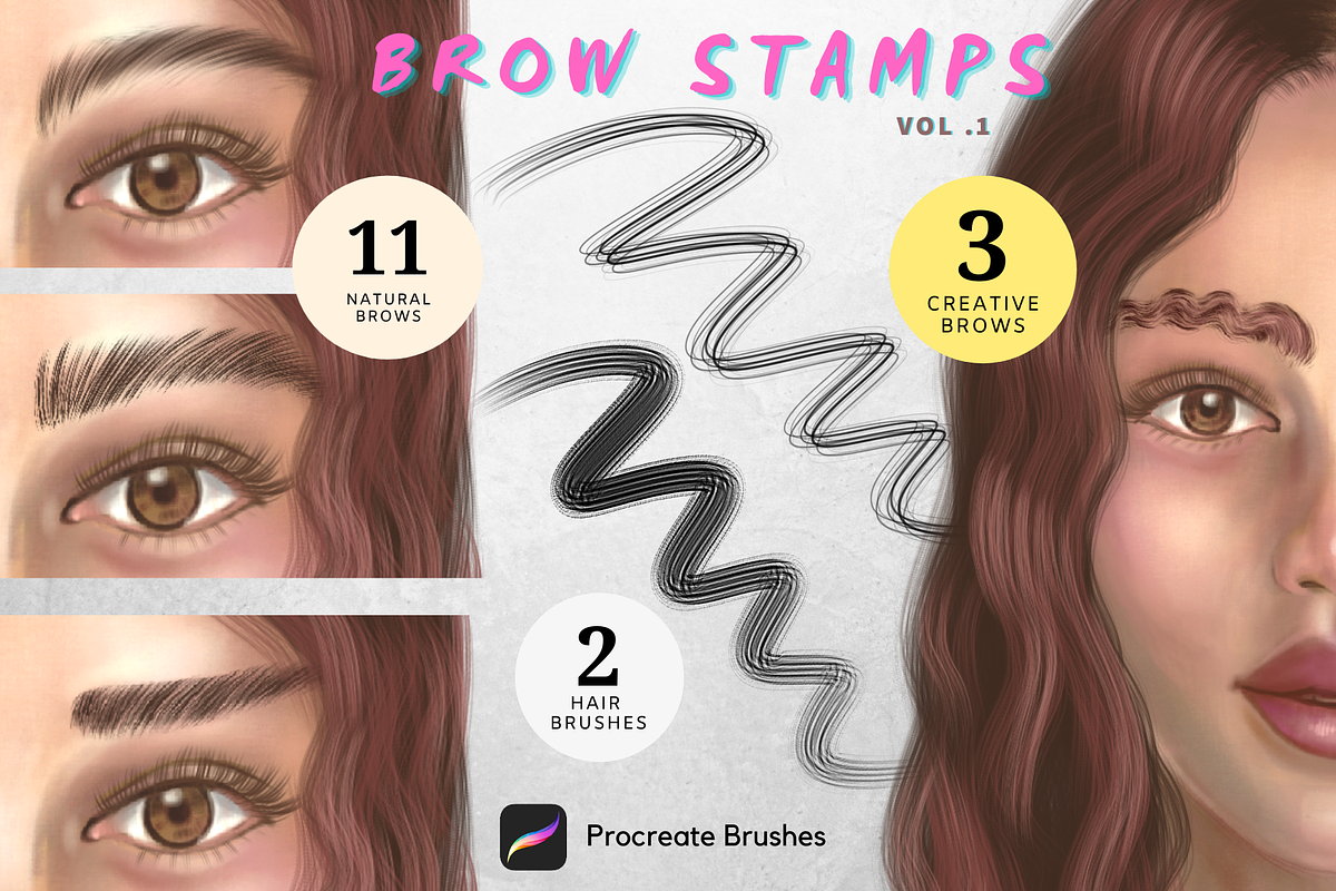 Procreate Portrait Brushes Bundle, a Brush Add-On by Artbykimmyw (Photo 6 of 12)