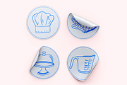 Baking Tools Line art, a Work Illustration by Carpet Tapete Pretzel (Thumbnail 4 of 5)