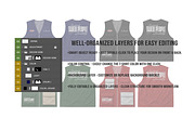 Streetwear Utility Vest Mockup PSD, a Shirt Mockup by std.badboy (Thumbnail 3 of 4)