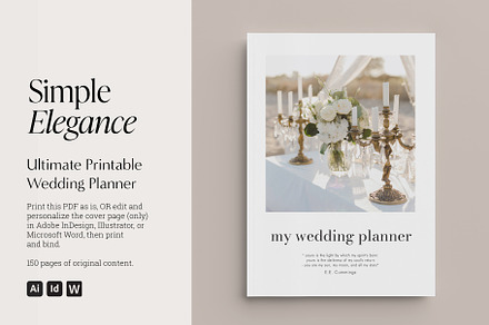 Elegant Wedding Planner, a Stationery Template by Studio Nellcote