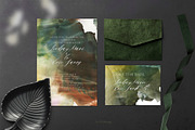Green Beige Watercolor Backgrounds, a Texture Illustration by whiteheartdesign (Thumbnail 3 of 3)