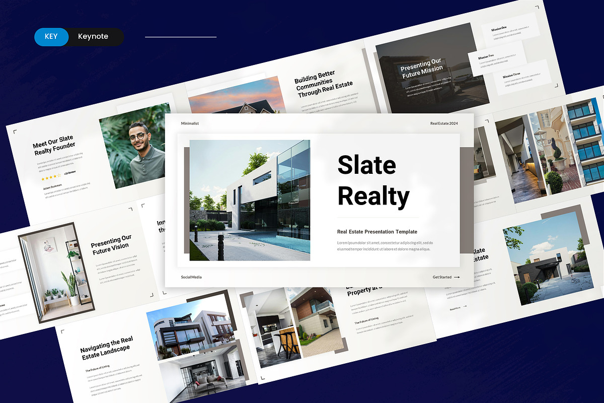 Real Estate Keynote Presentation, a Presentation Template by Salamahtype (Photo 1 of 5)