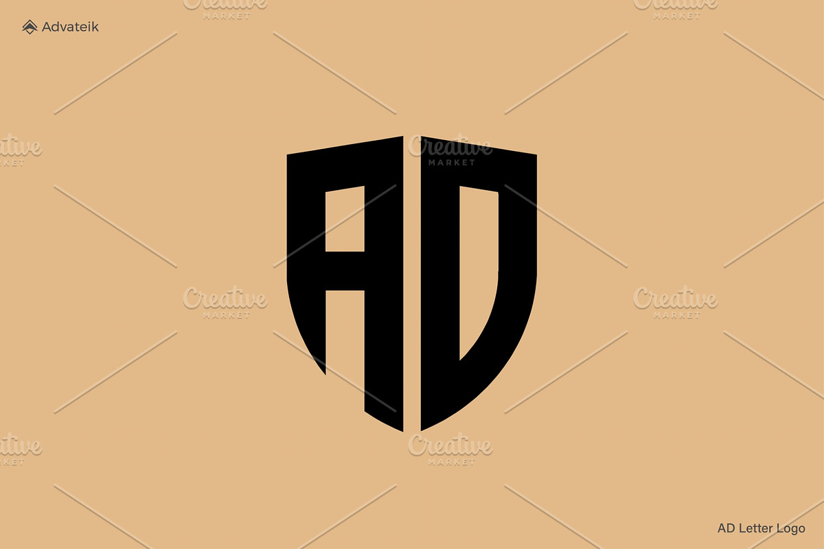 AD Letter Logo Template, a Branding & Logo Template by Advateik ™ (Photo 1 of 4)