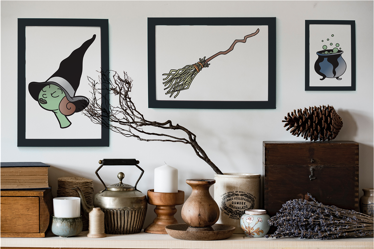 Halloween Illustrations Set, an Illustration by Inkwell Supply Co (Photo 6 of 14)