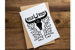 Wild West Svg Cut File Printable Png