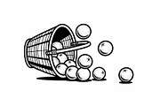 50 Woven Basket Vector Bundle, an Illustration by Designs_River (Thumbnail 51 of 51)