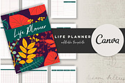 Printable Life Planner Template, a Stationery Template by Design House (Thumbnail 1 of 9)