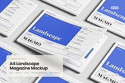 A4 Landscape Magazine Mockup, a Books & Magazine Mockup by Toasin Studio (Thumbnail 1 of 7)
