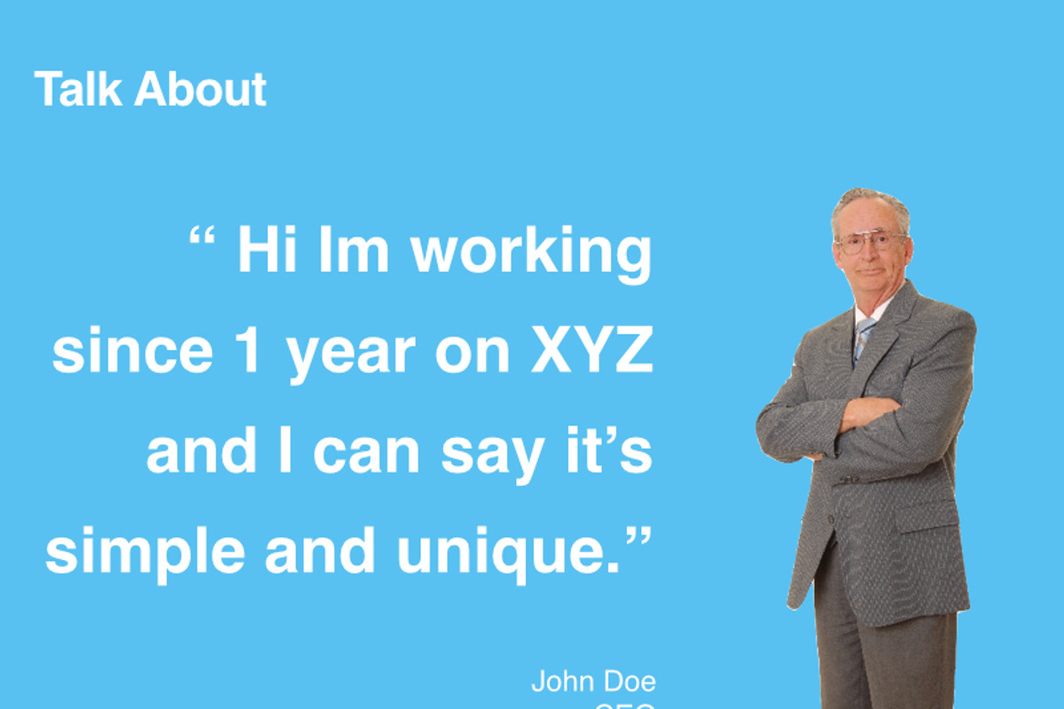 Minimalist Blue Template, a Presentation Template by Iconography - Pitch Deck (Photo 10 of 21)