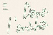 CS Meander Dashed, a Script Font by Craft Supply Co. (Thumbnail 7 of 8)