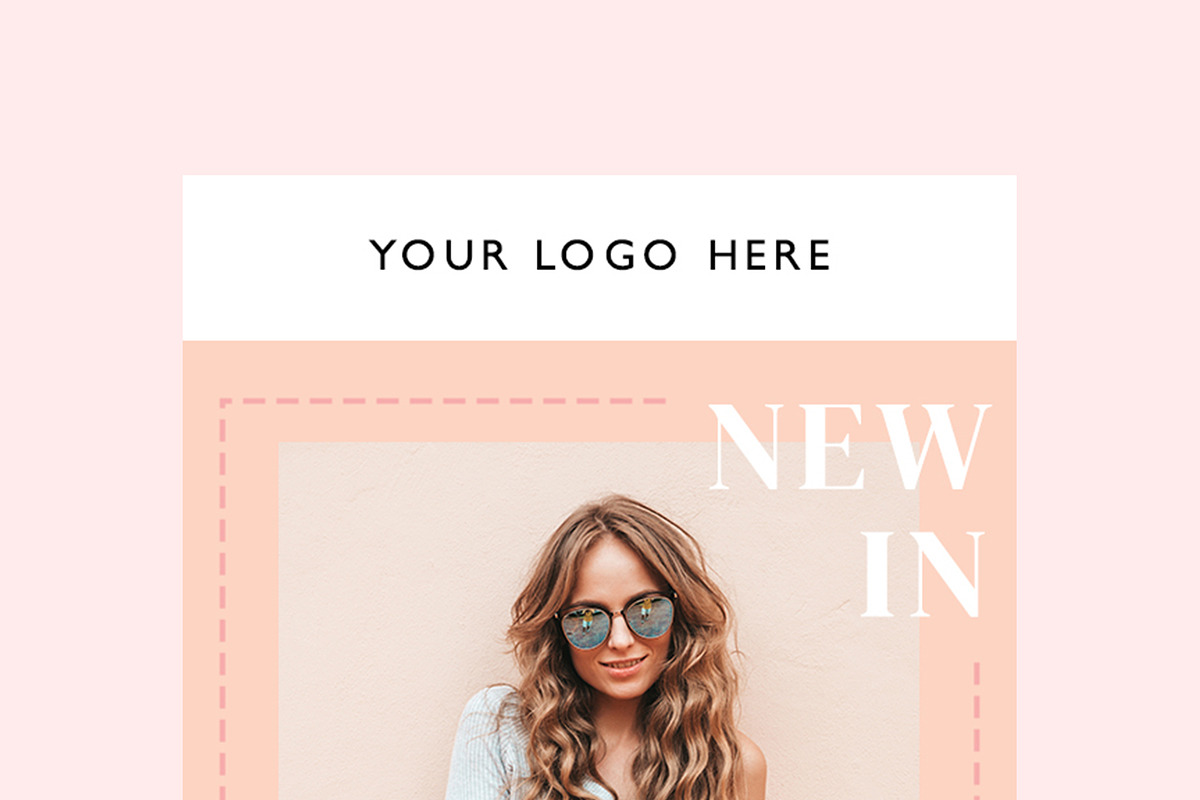 Fashion Ecommerce Email Template PSD, an Email Template by KikiBunnyCreative (Photo 3 of 7)