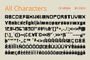 CS Venia – Retro Font, a Sans Serif Font by Craft Supply Co. (Thumbnail 8 of 8)