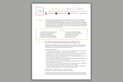 4 Piece Resume Package - Marketing, a Resume Template by Scribbled Napkin Design (Thumbnail 2 of 5)