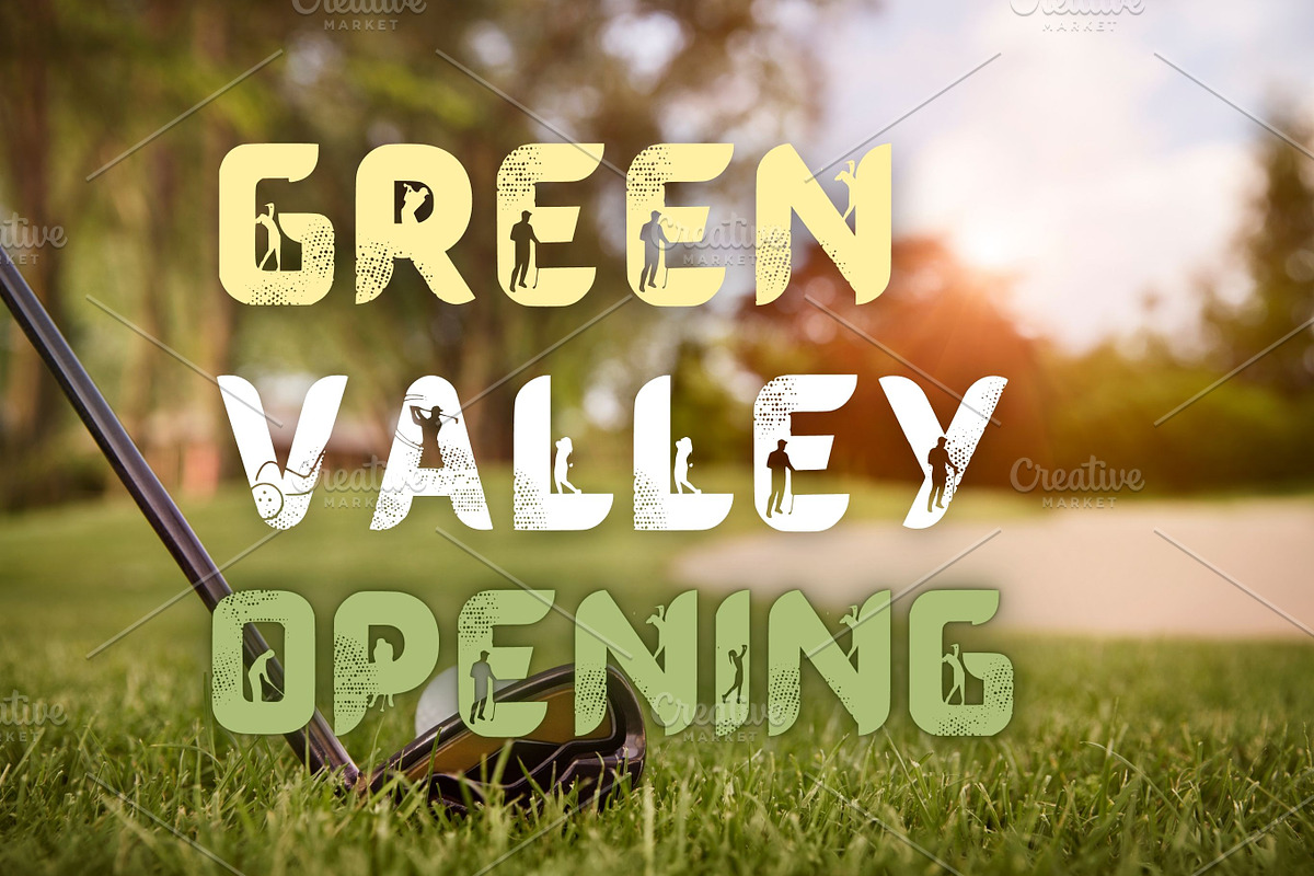The Best Pro Golf Font, SVG cut file, a Font by Tattoo Worker Studio (Photo 2 of 4)