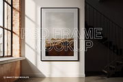 The Loft Scene Frame Mockup, a Poster Template by makeitnicemockups (Thumbnail 9 of 9)
