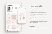 Infographic instagram templates, a Social Media Template by LiliesandBerries (Thumbnail 4 of 17)