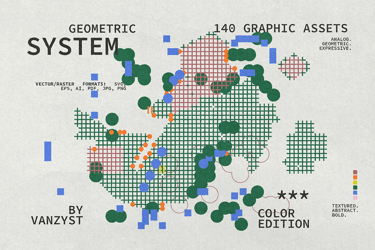 Geometric System Collection, a Background Graphic by Vanzyst (Photo 7 of 9)