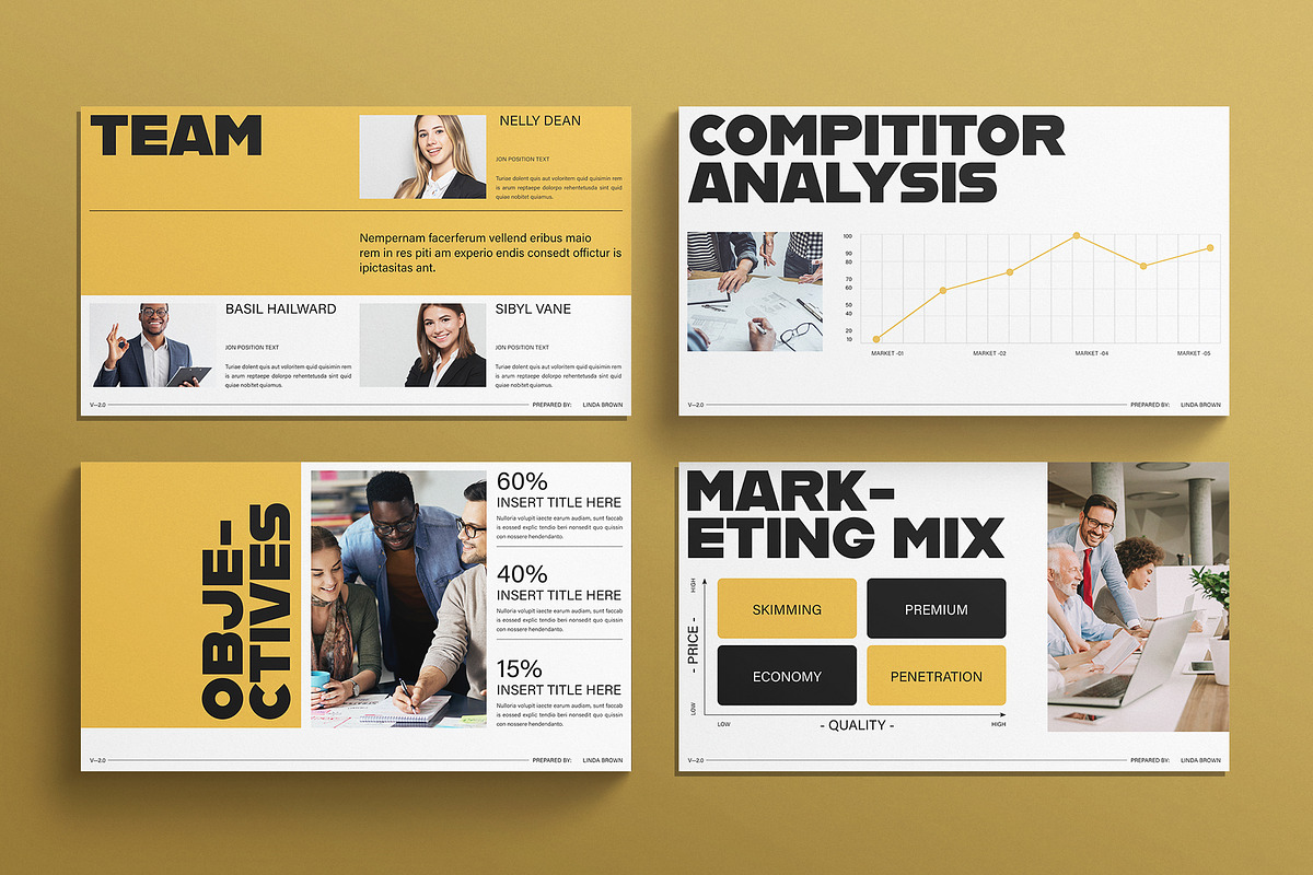 Marketing Plan Presentation, a Presentation Template by E-Type (Photo 3 of 4)