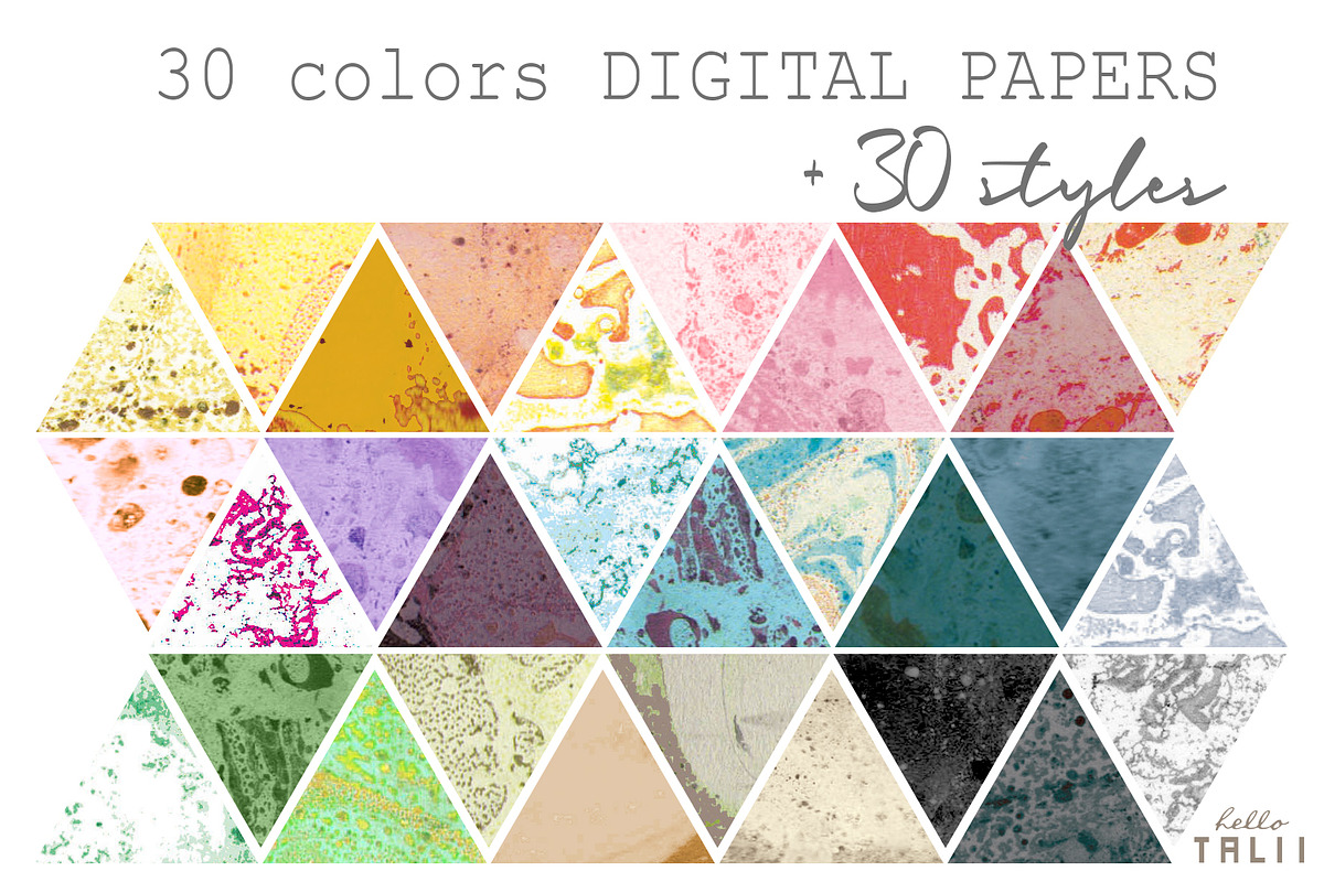 MARBLE PAPER BUNDLE, a Texture Graphic by Hello Talii (Photo 6 of 8)