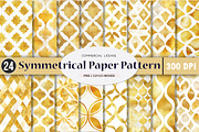 Symmetrical Digital Paper, an Illustration by SinaCreation (Thumbnail 1 of 5)