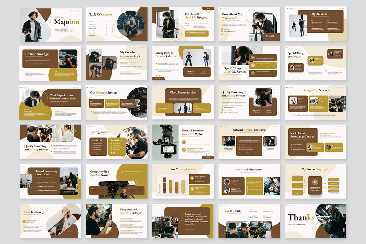 Majobin Creative CV Resume GSL, a Presentation Template by kerismaker (Photo 8 of 10)