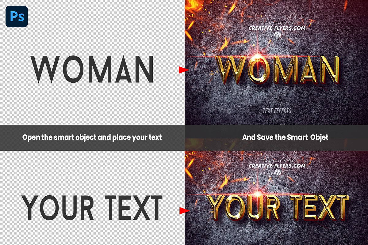 Wonder Woman Photoshop Text Effects, a Brushes & More by Rome B Creation (Photo 2 of 2)