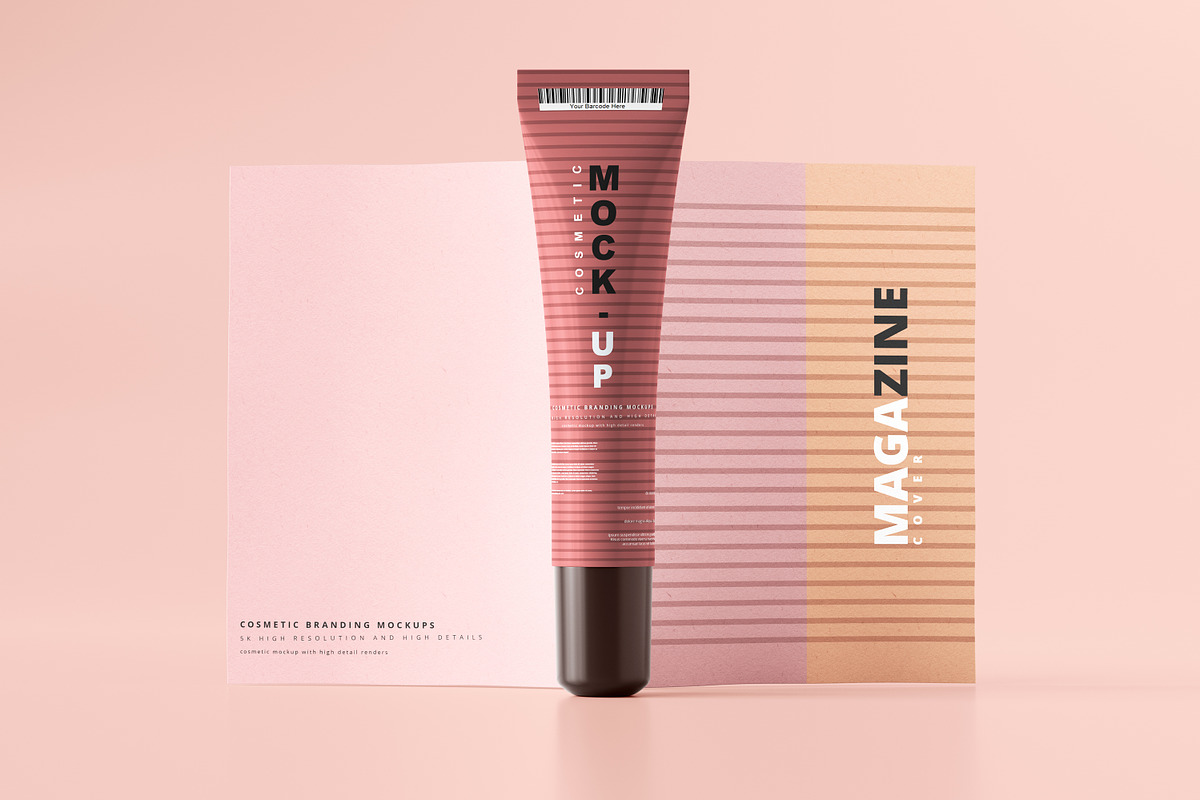 250+ Cosmetic Branding Mockup Bundle, a Cups & Container Mockup by pmvch (Photo 80 of 273)